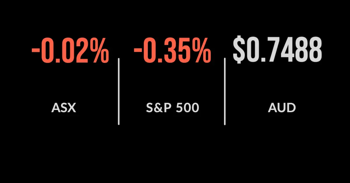 ASX surrenders early lead to fall flat