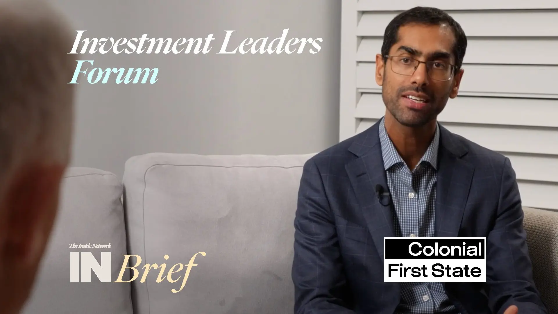 Investment Leaders Forum 2024: INBrief with Vyas Balasubramanian from Colonial First State