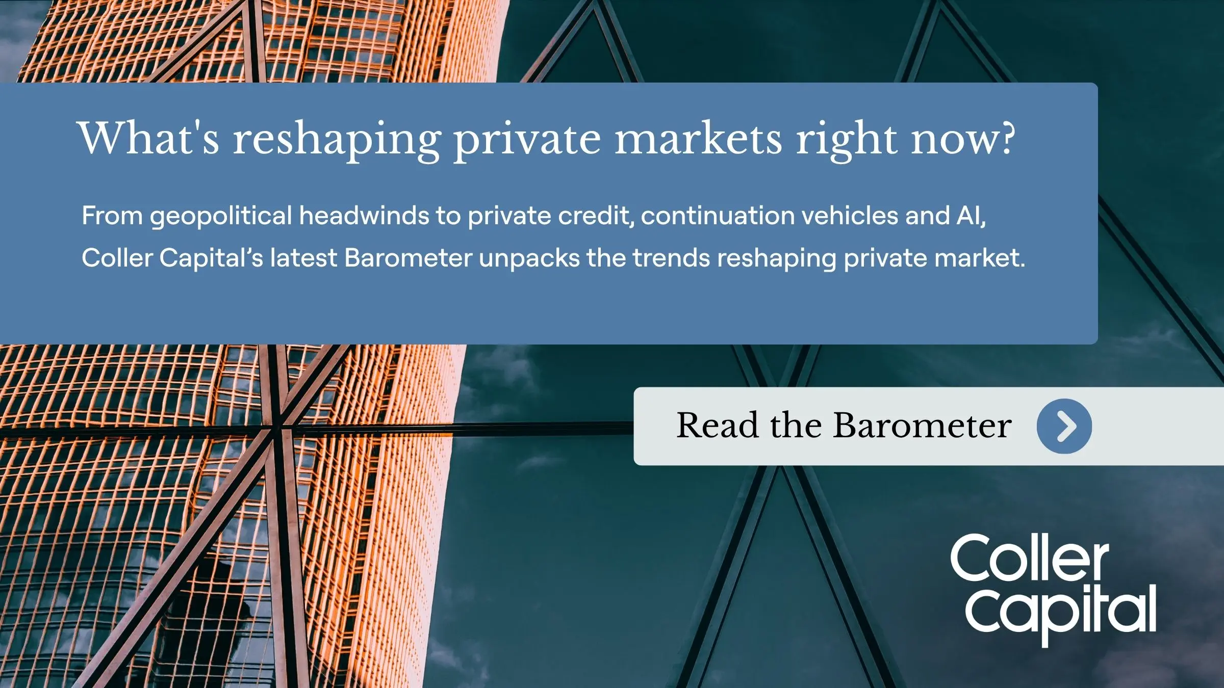 What’s reshaping private markets right now?